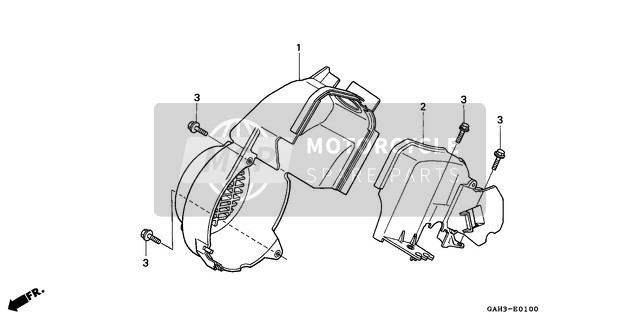 Couvercle du ventilateur/Envelopper